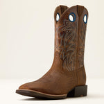 Sport Sidebet Wide Square Toe Cowboy Boot - US 7551
