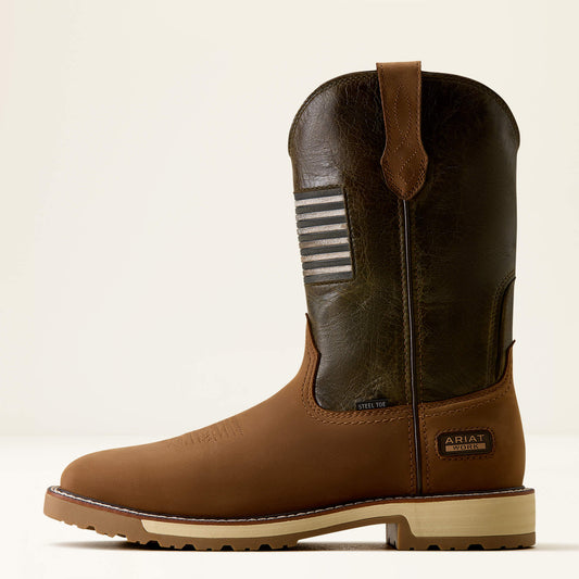 Activator Patriot Wide Square Toe Steel Toe Work Boot - US 6043