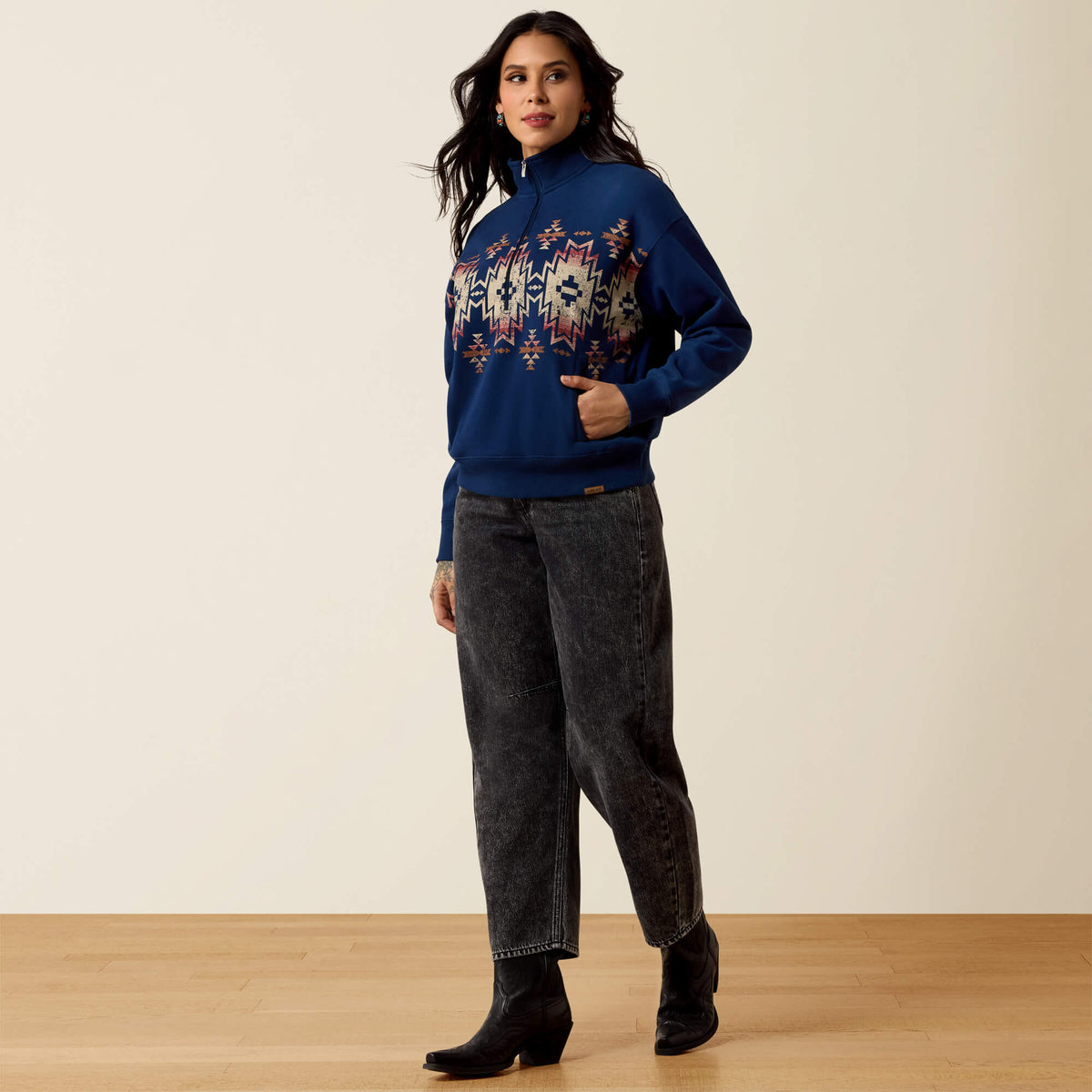 Fern 1/2 Zip Sweatshirt - US 6577