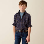 Retro Haas Classic Fit Snap Shirt - US 8163