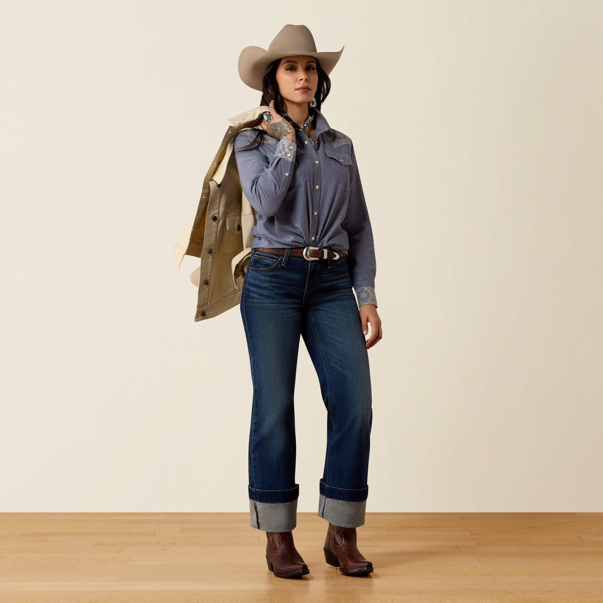 Riverstone Western Snap Shirt - US 9770