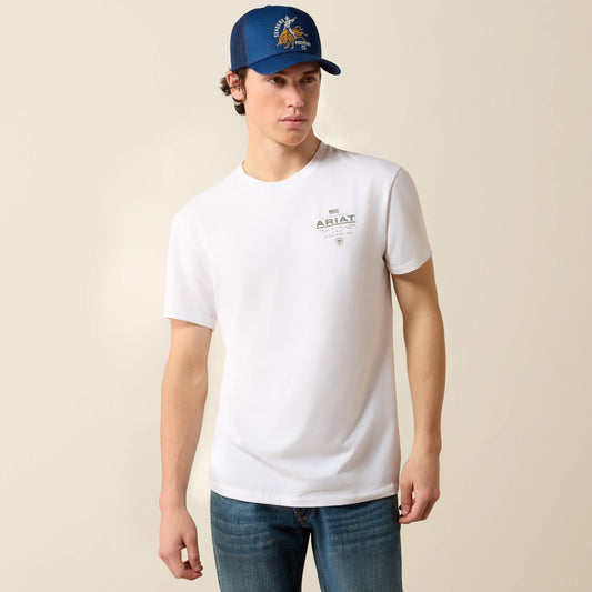 Ariat Lockup Flag Painted T-Shirt - US 5585