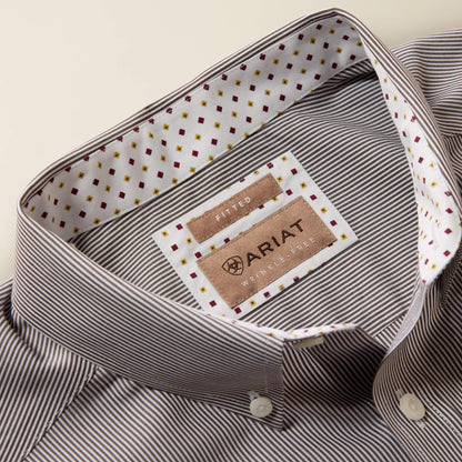 Wrinkle Free Randolph Fitted Shirt - US 5972