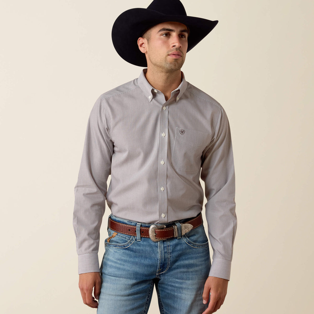 Wrinkle Free Randolph Fitted Shirt - US 5972