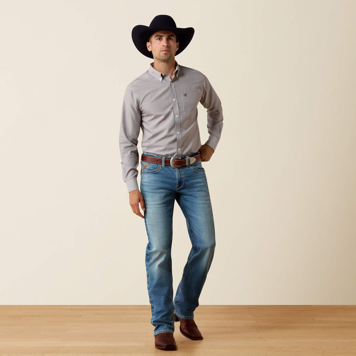 Wrinkle Free Randolph Fitted Shirt - US 5972