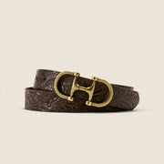 BROWN FLORAL EMBOSS