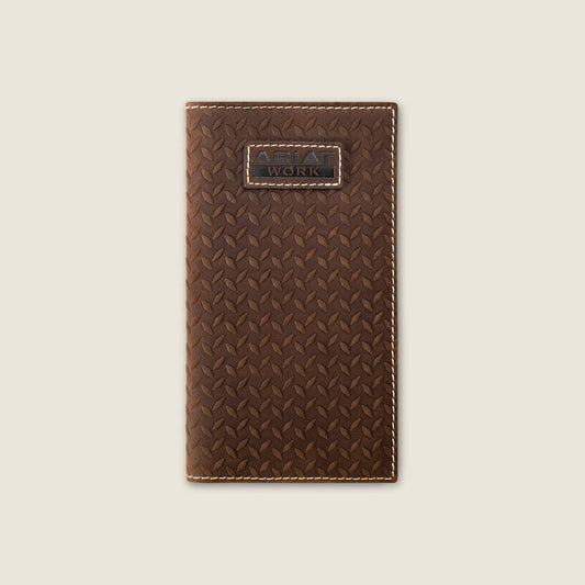 Diamond Plate Embossed Checkbook Wallet - US 0885