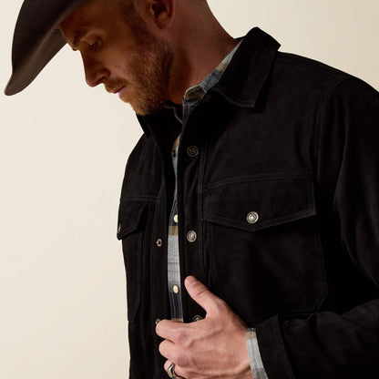 Bench Made Goat Suede Shirt Jacket - US 2742