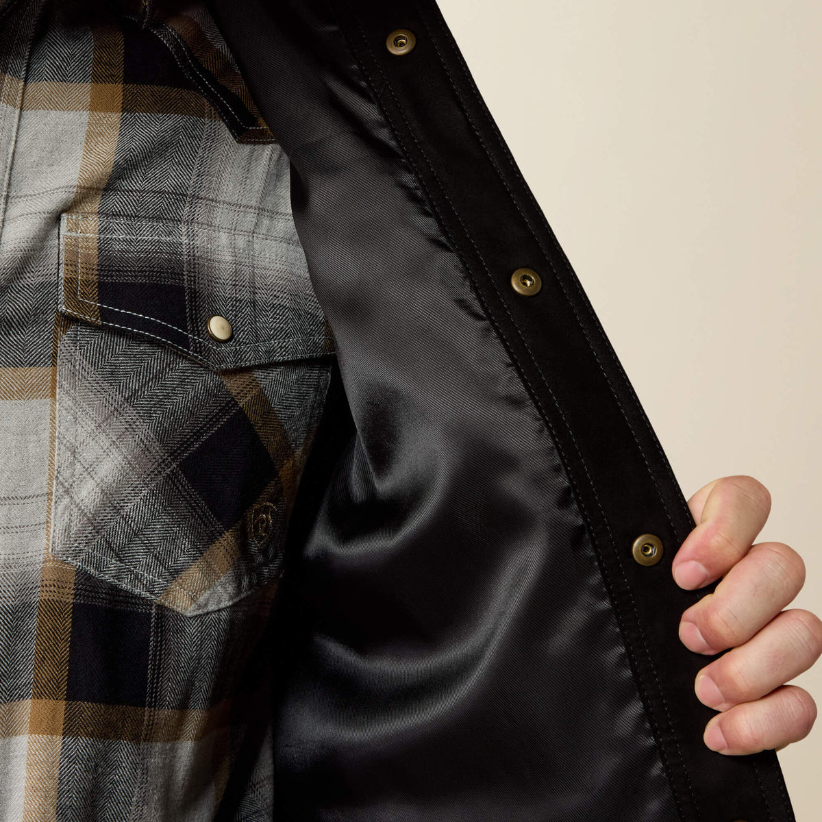 Bench Made Goat Suede Shirt Jacket - US 2742