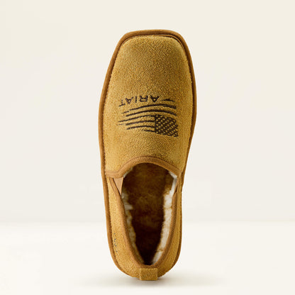 Rough Out Lasso Square Toe Slipper - US 4437