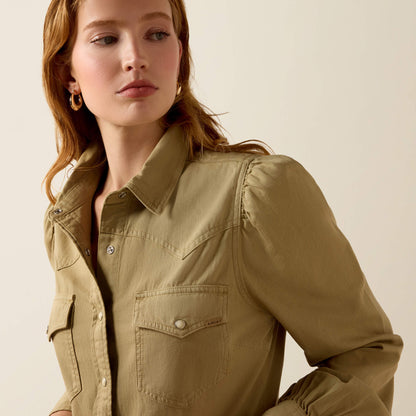 Puff Denim Shirt - US 7684