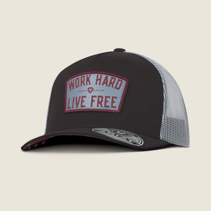 Ariat Work Hard Live Free Patch Cap - US 9375