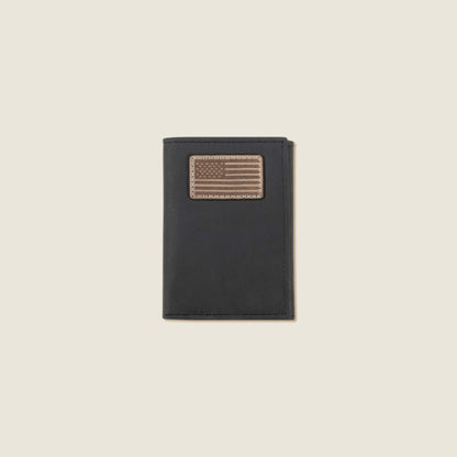 American Flag Patch Trifold Wallet - US 3048
