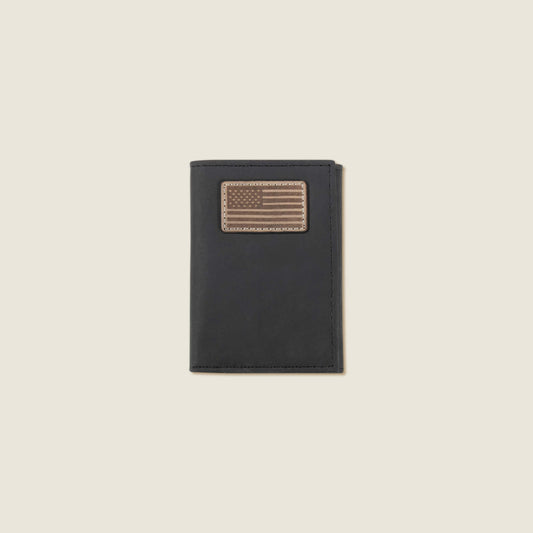 American Flag Patch Trifold Wallet - US 3048